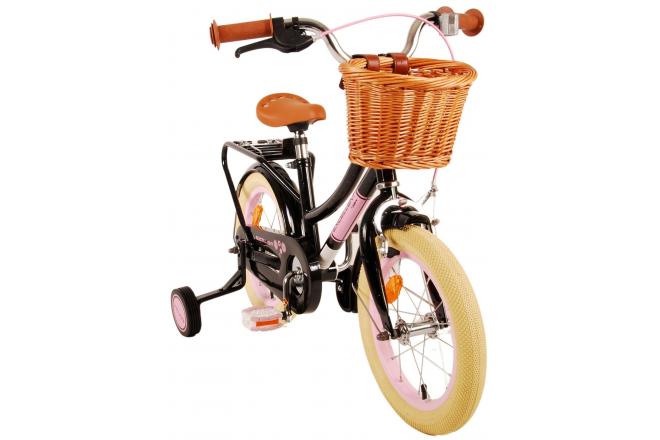 Vélo pour enfants Volare Excellent - Filles - 14 pouces - Noir