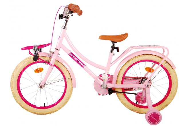 Volare Excellent Vélo d'enfant - Filles - 18 pouces - Rose - 95% assemblé