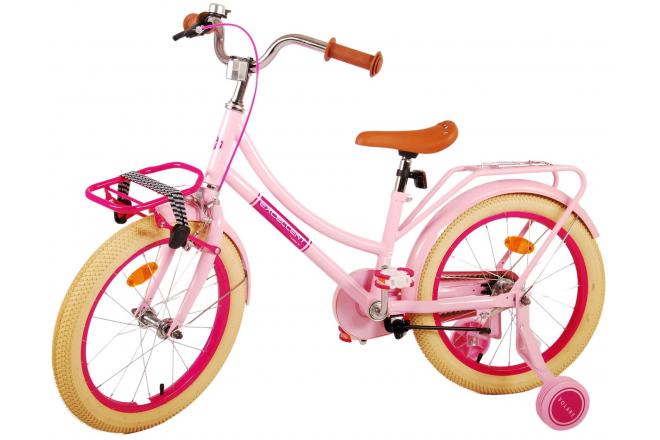 Volare Excellent Vélo d'enfant - Filles - 18 pouces - Rose - 95% assemblé