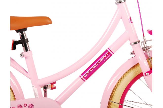 Volare Excellent Vélo d'enfant - Filles - 18 pouces - Rose - 95% assemblé