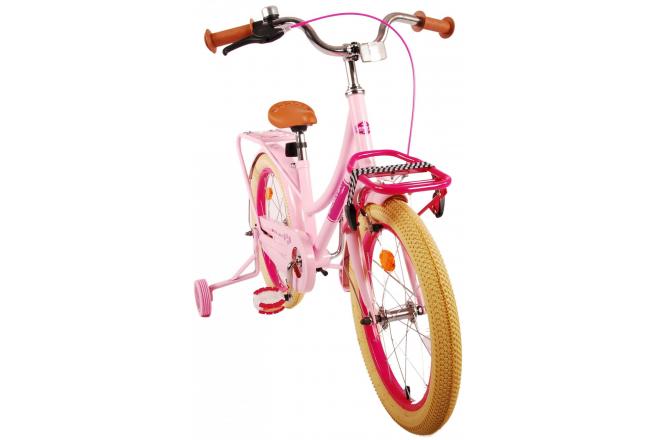 Volare Excellent Vélo d'enfant - Filles - 18 pouces - Rose - 95% assemblé