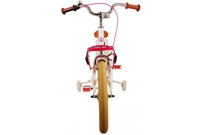 Volare Excellent Vélo pour enfants - Filles - 18 pouces - Blanc - 95% assemblé