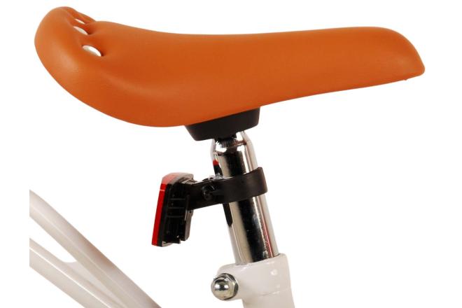 Volare Excellent Vélo pour enfants - Filles - 18 pouces - Blanc - 95% assemblé