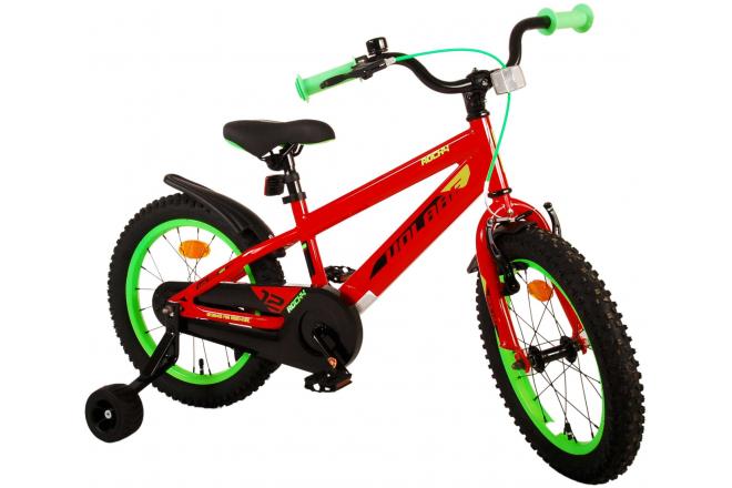 Volare Rocky Vélo pour enfants - Garçons - 16 pouces - Rouge