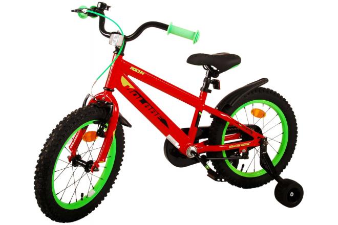 Volare Rocky Vélo pour enfants - Garçons - 16 pouces - Rouge