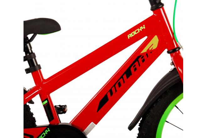 Volare Rocky Vélo pour enfants - Garçons - 18 pouces - Rouge