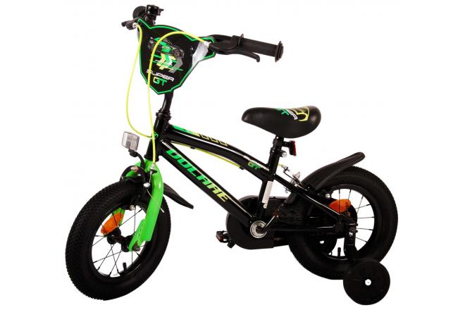 Vélo pour enfants Volare Super GT - garçons - 12 pouces - Vert - Deux freins à main