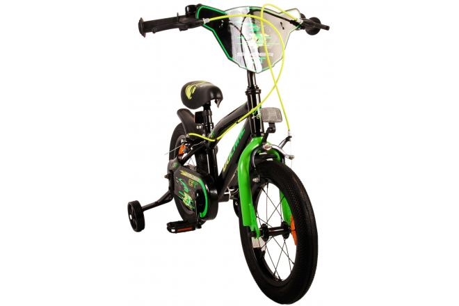 Vélo pour enfants Volare Super GT - garçons - 14 pouces - Vert - Deux freins à main