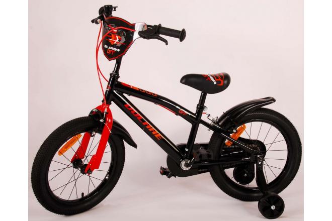 Volare Super GT Vélo pour enfants - garçons - 16 pouces - Rouge - Freins à deux mains