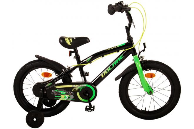 Volare Super GT Vélo pour enfants - garçons - 16 pouces - vert - Freins à deux mains