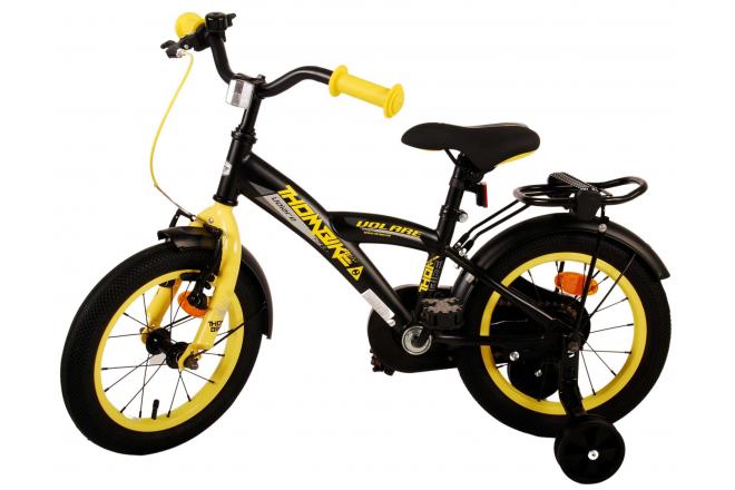 Vélo pour enfants Volare Thombike - Garçons - 14 pouces - Noir Jaune