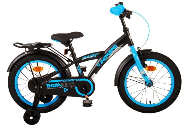Vélo pour enfants Volare Thombike - Garçons - 16 pouces - Noir Bleu