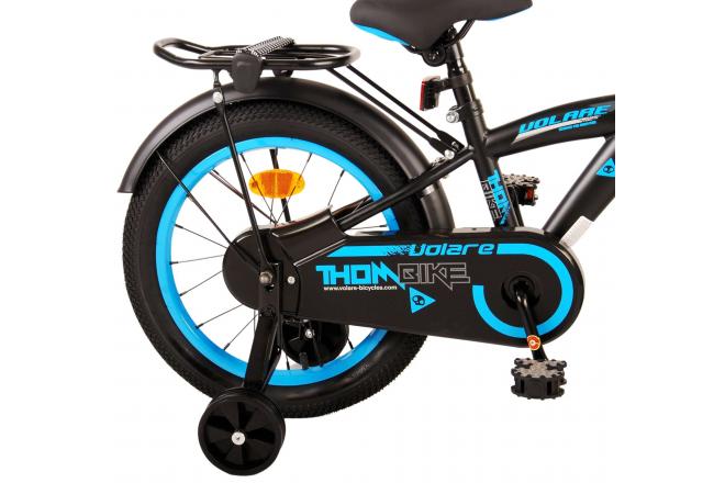 Vélo pour enfants Volare Thombike - Garçons - 16 pouces - Noir Bleu