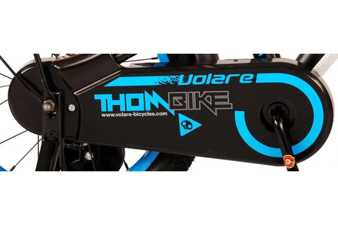 Vélo pour enfants Volare Thombike - Garçons - 16 pouces - Noir Bleu