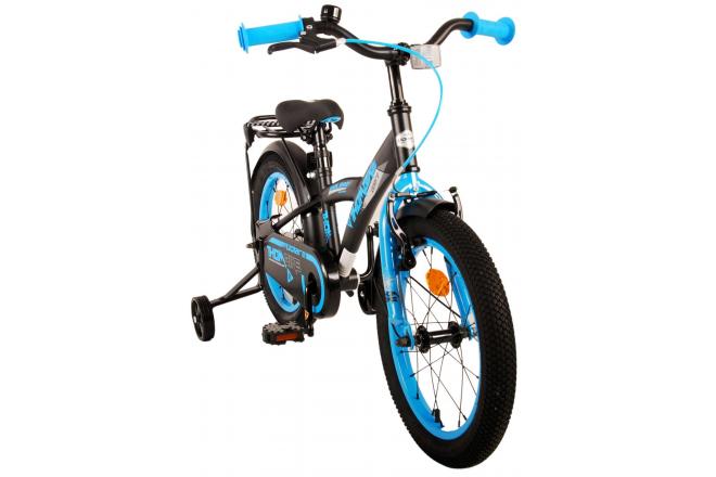 Vélo pour enfants Volare Thombike - Garçons - 16 pouces - Noir Bleu