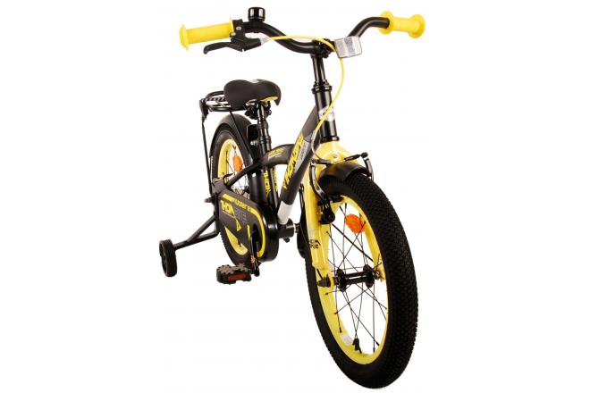 Vélo pour enfants Volare Thombike - Garçons - 16 pouces - Noir Jaune