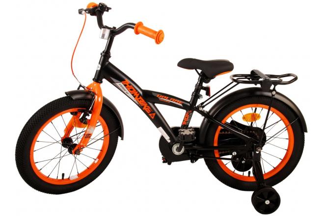 Vélo pour enfants Volare Thombike - garçons - 16 pouces - Noir Orange