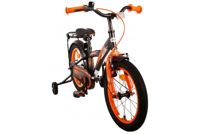 Vélo pour enfants Volare Thombike - garçons - 16 pouces - Noir Orange