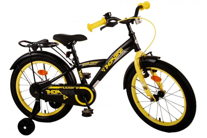 Vélo pour enfants Volare Thombike - Garçons - 18 pouces - Noir Jaune
