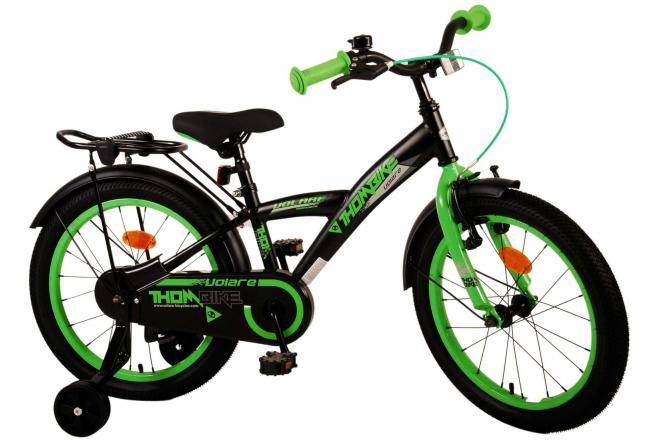 Vélo pour enfants Volare Thombike - Garçons - 18 pouces - Noir Vert