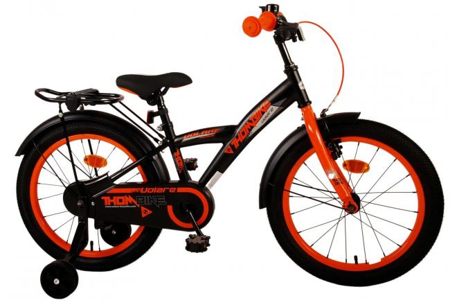Vélo pour enfants Volare Thombike - Garçons - 18 pouces - noir orange