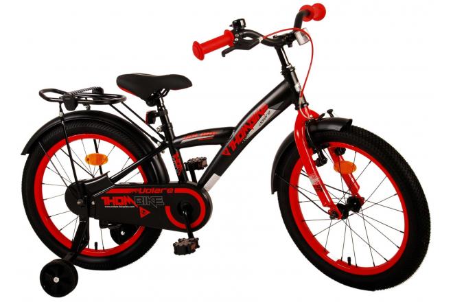 Vélo pour enfants Volare Thombike - Garçons - 18 pouces - Noir Rouge