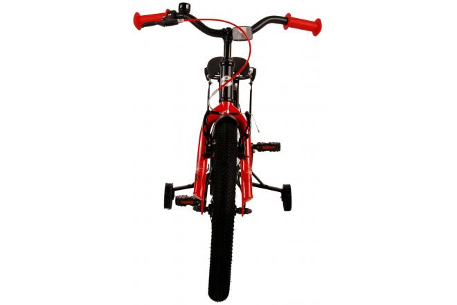 Vélo pour enfants Volare Thombike - Garçons - 18 pouces - Noir Rouge