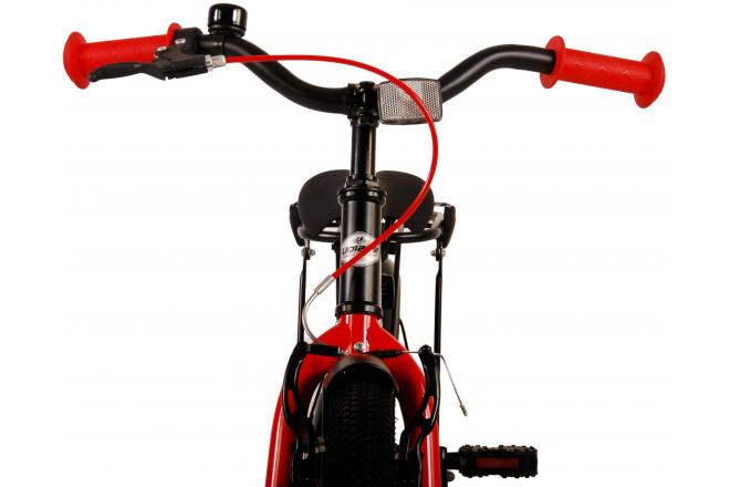 Vélo pour enfants Volare Thombike - Garçons - 18 pouces - Noir Rouge