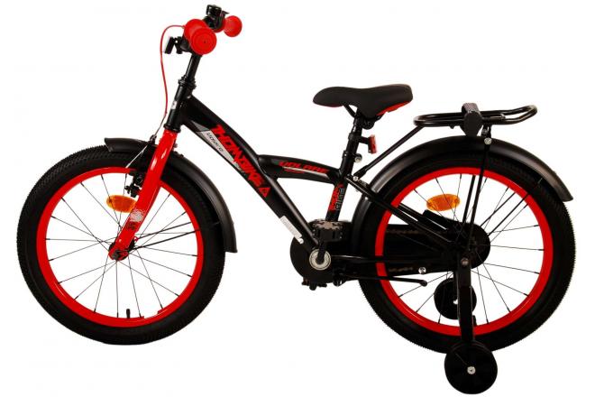 Vélo pour enfants Volare Thombike - Garçons - 18 pouces - Noir Rouge