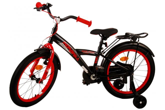 Vélo pour enfants Volare Thombike - Garçons - 18 pouces - Noir Rouge