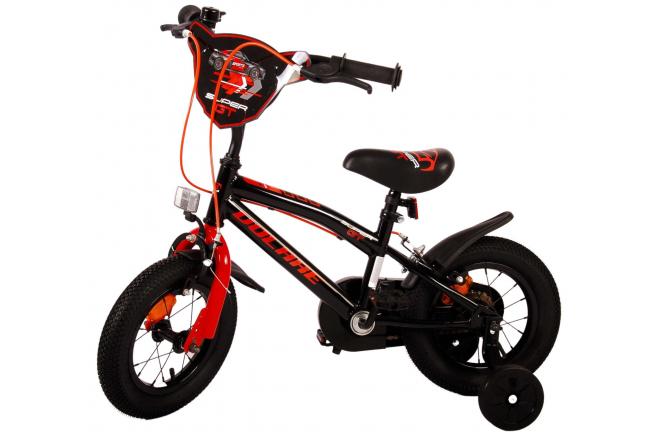 Vélo pour enfants Volare Super GT - garçons - 12 pouces - Rouge - Deux freins à main