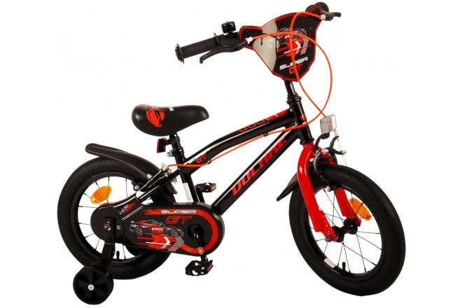 Vélo pour enfants Volare Super GT - garçons - 14 pouces - Rouge - Deux freins à main [CLONE]