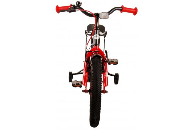 Vélo pour enfants Volare Thombike - Garçons - 16 pouces - Noir Rouge