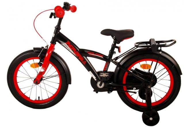 Vélo pour enfants Volare Thombike - Garçons - 16 pouces - Noir Rouge