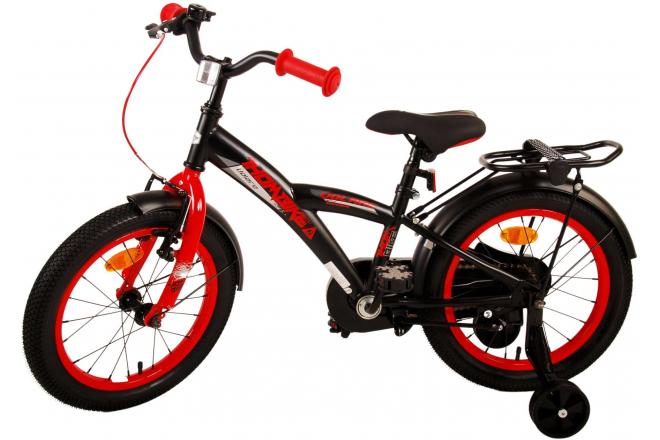 Vélo pour enfants Volare Thombike - Garçons - 16 pouces - Noir Rouge