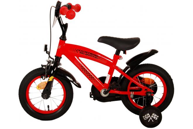 Vélo enfant Disney Cars - garçon - 12 po - rouge