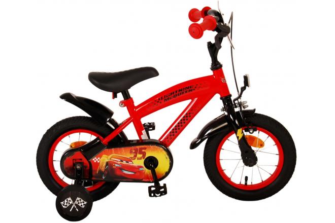 Vélo enfant Disney Cars - garçon - 12 po - rouge