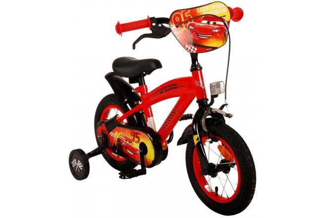 Vélo enfant Disney Cars - garçon - 12 po - rouge