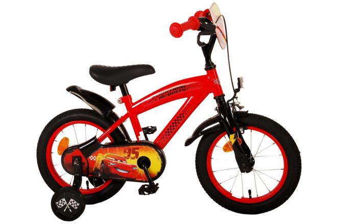 Vélo enfant Disney Cars - garçon - 14 po - rouge