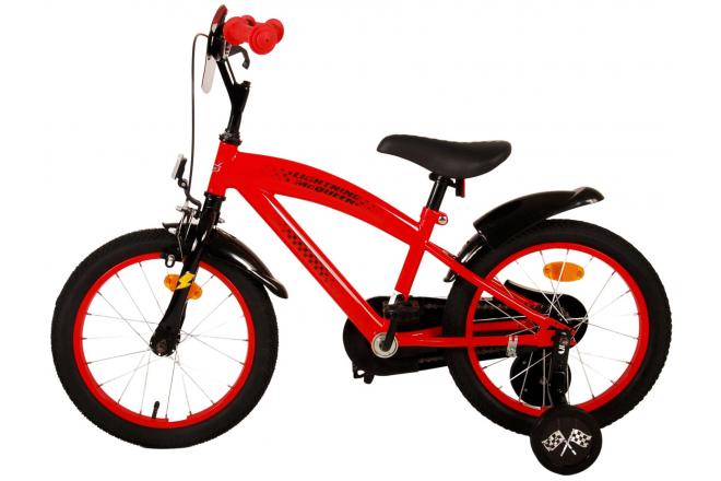 Vélo pour enfants Disney Cars - Garçons - 16 pouces - Rouge