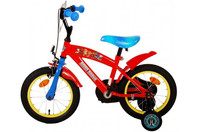 Vélo enfant Paw Patrol - garçon - 14 pouces - Rouge/Bleu