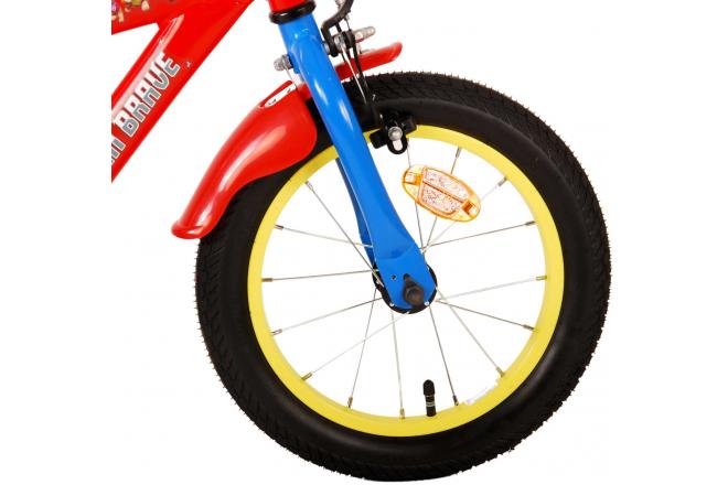 Vélo enfant Paw Patrol - garçon - 14 pouces - Rouge/Bleu