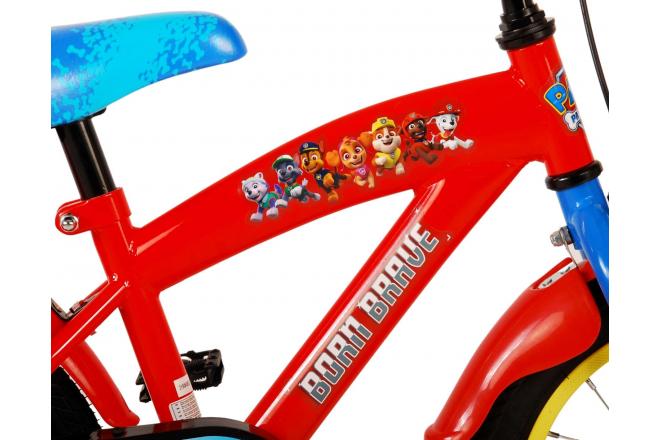 Vélo enfant Paw Patrol - garçon - 14 pouces - Rouge/Bleu