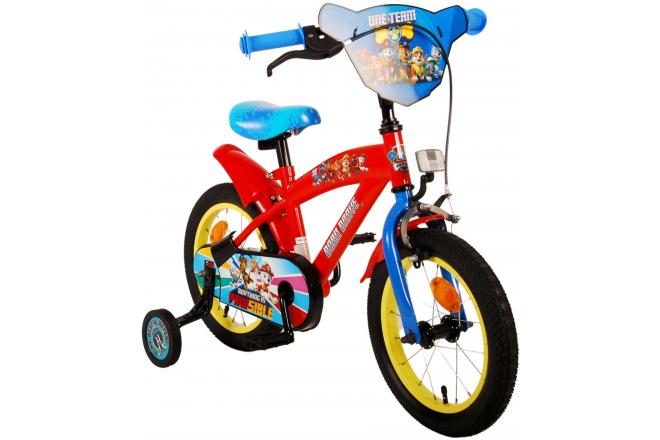 Vélo enfant Paw Patrol - garçon - 14 pouces - Rouge/Bleu