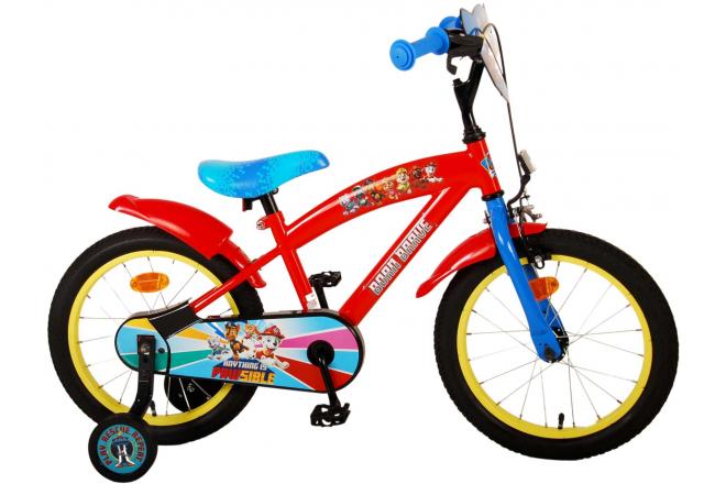 Vélo pour enfants Paw Patrol - Garçons - 16 pouces - Rouge Bleu