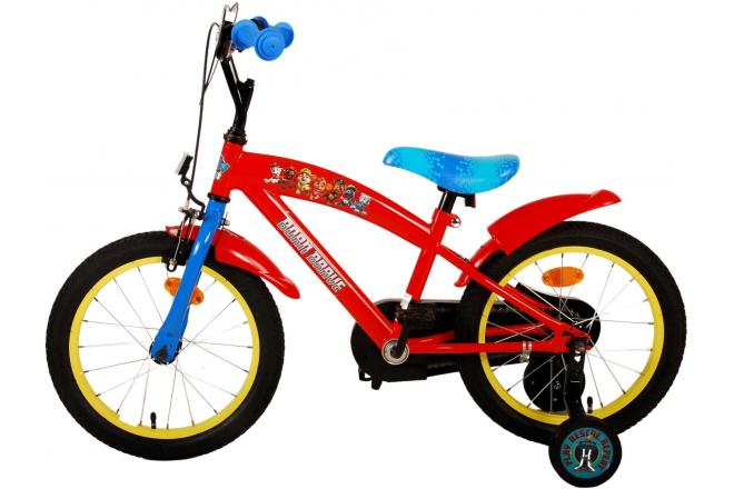 Vélo pour enfants Paw Patrol - Garçons - 16 pouces - Rouge Bleu