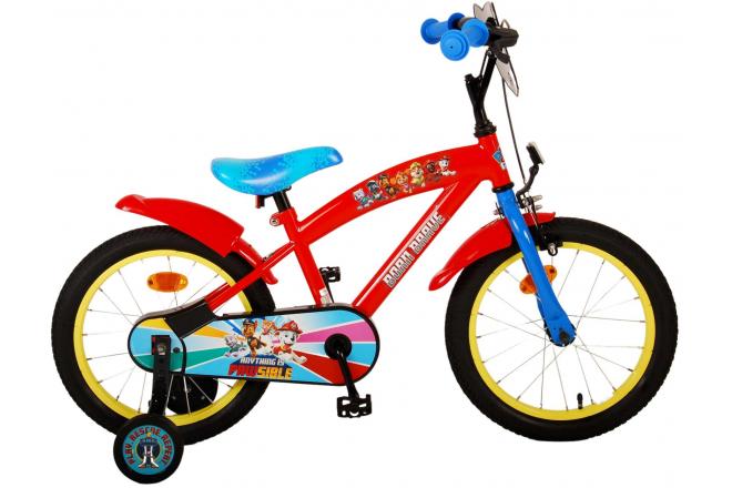 Vélo pour enfants Paw Patrol - Garçons - 16 pouces - Rouge Bleu