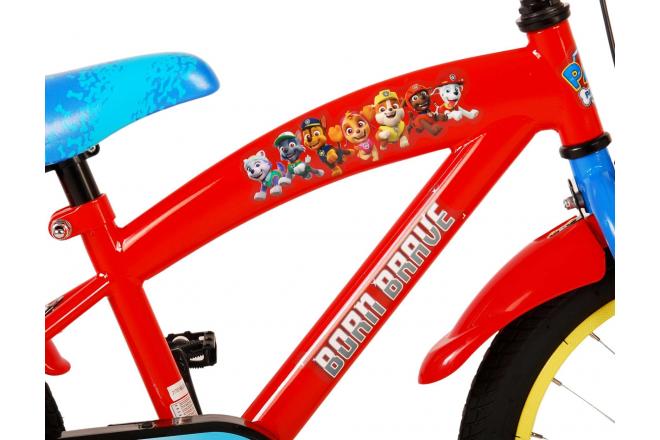 Vélo pour enfants Paw Patrol - Garçons - 16 pouces - Rouge Bleu