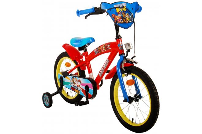 Vélo pour enfants Paw Patrol - Garçons - 16 pouces - Rouge Bleu