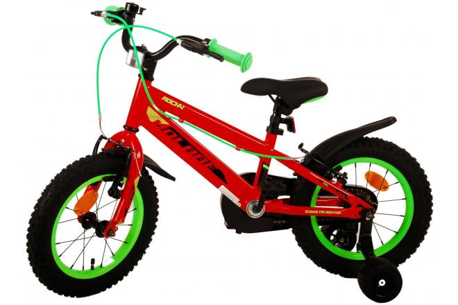 Volare Rocky Vélo pour enfants - Garçons - 14 pouces - Rouge - Deux freins à main